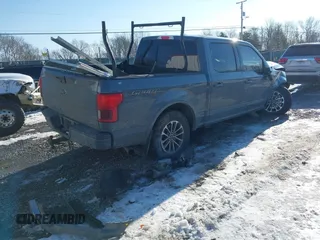 2019 Ford F-150 XL with VIN 1FTEW1EP9KKD60729, listed as a IAAI auction lot 41401427 with 186,277 mi miles. Bid and sale history available at carsss.com. Image 4.