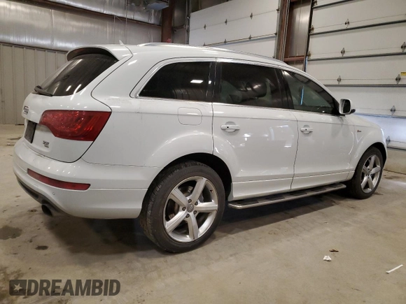 2014 Audi Q7 3.0T S line Prestige with VIN WA1DGBFE7ED002530, listed as a Copart auction lot 44440325 with 135,599 mi miles and Clean Title. Bid and sale history available at carsss.com. Image 3.