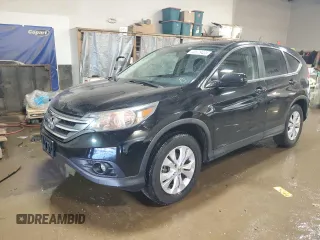 2013 Honda CR-V EX with VIN 2HKRM4H5XDH687063, listed as a Copart auction lot 48879405 with 160,198 mi miles and Salvage Title. Bid and sale history available at carsss.com. Image 1.