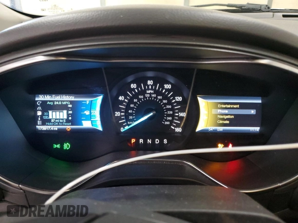 2013 Ford Fusion Titanium with VIN 3FA6P0K93DR341938, listed as a Copart auction lot 50598445 with 173,917 mi miles and Salvage Title. Bid and sale history available at DreamBid. Image 9.