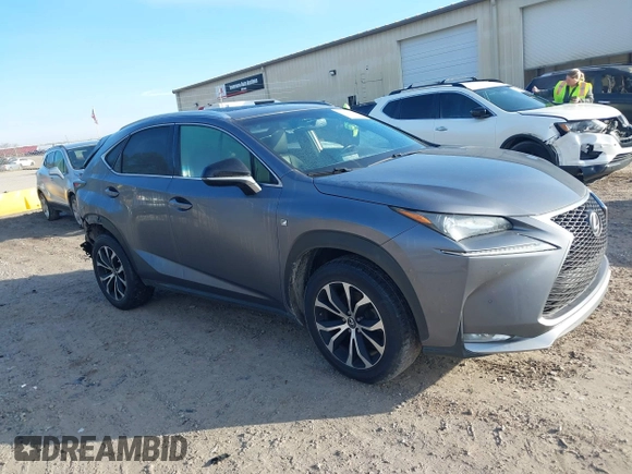 2016 Lexus NX 200t with VIN JTJBARBZ9G2056049, listed as a IAAI auction lot 41351491 with 157,543 mi miles and . Bid and sale history available at DreamBid. Image 1.