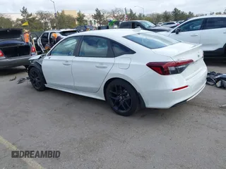 2025 Honda Civic Sport with VIN 2HGFE2F53SH547032, listed as a IAAI auction lot 41894215 with 6,438 mi miles and . Bid and sale history available at DreamBid. Image 3.