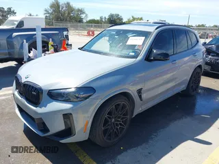 2022 BMW X3 M with VIN 5YM13EC03N9L12134, listed as a IAAI auction lot 41808715 with 40,064 mi miles. Bid and sale history available at carsss.com. Image 19.