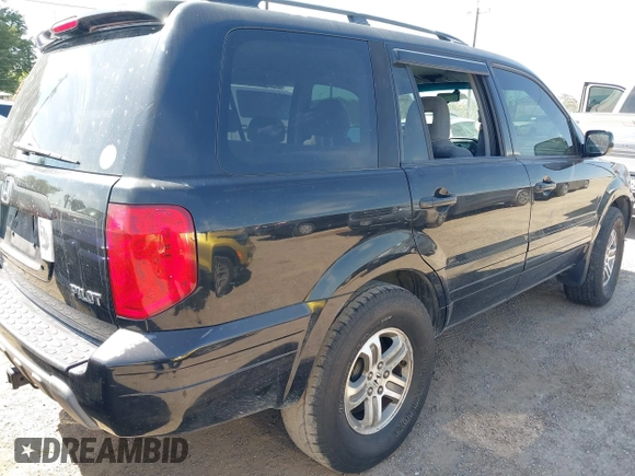 2005 Honda Pilot EX with VIN 5FNYF18475B002951, listed as a IAAI auction lot 42049908 with Not Provided miles. Bid and sale history available at carsss.com. Image 4.