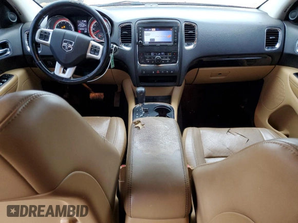 2011 Dodge Durango Citadel with VIN 1D4RD5GGXBC673331, listed as a Copart auction lot 43853155 with 179,273 mi miles and Salvage title. Bid and sale history available at DreamBid. Image 8.