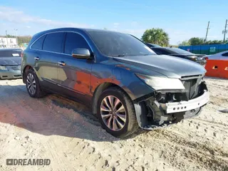 2014 Acura MDX Tech Pkg with VIN 5FRYD4H49EB023936, listed as a IAAI auction lot 41444462 with 191,571 mi miles. Bid and sale history available at carsss.com. Image 1.