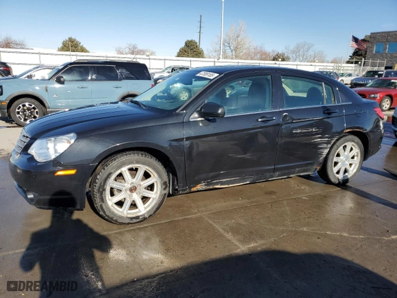 2009 Chrysler Sebring Limited with VIN 1C3LC56V89N563211, listed as a Copart auction lot 47309185 with 137,605 mi miles and Salvage Title. Bid and sale history available at carsss.com. Image 1.