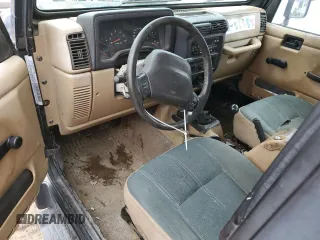 2002 Jeep Wrangler Sahara with VIN 1J4FA59S42P776905, listed as a Copart auction lot 53373015 with 231,915 mi miles and Clean Title. Bid and sale history available at carsss.com. Image 8.