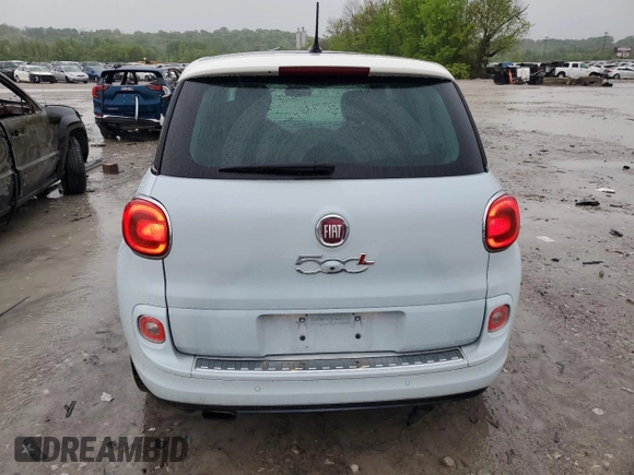 2014 FIAT 500L Lounge z VIN ZFBCFACH4EZ007705, wystawiony jako Copart lot #54527805 z przebiegiem 176 387 mil mil oraz Szkoda całkowita • Salvage title. Historia ofert i sprzedaży dostępna na DreamBid. Obrazek 6.