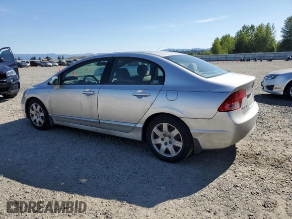 2008 Honda Civic LX with VIN 2HGFA16508H340628, listed as a Copart auction lot 55938535 with 168,922 mi miles and Salvage Title. Bid and sale history available at DreamBid. Image 2.