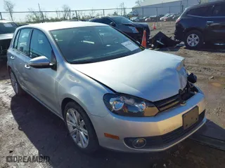 2013 Volkswagen Golf TDI with VIN WVWDM7AJ0DW138100, listed as a IAAI auction lot 41978728 with 103,264 mi miles. Bid and sale history available at carsss.com. Image 1.