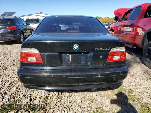 2001 BMW 5 Series 540iA with VIN WBADN63481GM72313, listed as a Copart auction lot 76989764 with 170,406 mi miles and Clean Title. Bid and sale history available at carsss.com. Image 6.