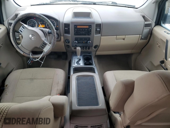 2010 Nissan Titan LE with VIN 1N6BA0ECXAN325250, listed as a Copart auction lot 44730165 with 193,844 mi miles and Salvage Title. Bid and sale history available at carsss.com. Image 8.