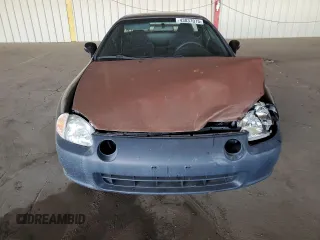 1997 Honda del Sol Si with VIN JHMEH6265VS005885, listed as a Copart auction lot 43037075 with 86,665 mi miles and Salvage Title. Bid and sale history available at carsss.com. Image 5.