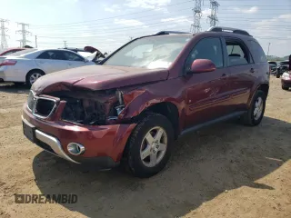 2008 Pontiac Torrent with VIN 2CKDL43F986028813, listed as a Copart auction lot 65267463 with 193,246 mi miles and Salvage Title. Bid and sale history available at carsss.com. Image 1.