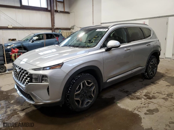 2022 Hyundai Santa Fe Hybrid Limited with VIN KM8S5DA17NU057607, listed as a Copart auction lot 41677575 with 19,111 mi miles and Salvage Title. Bid and sale history available at carsss.com. Image 1.
