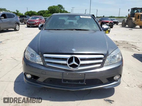 2009 Mercedes-Benz C 350 Sport with VIN WDDGF56X79F208987, listed as a Copart auction lot 56785365 with 155,175 mi miles and Clean title. Bid and sale history available at DreamBid. Image 5.