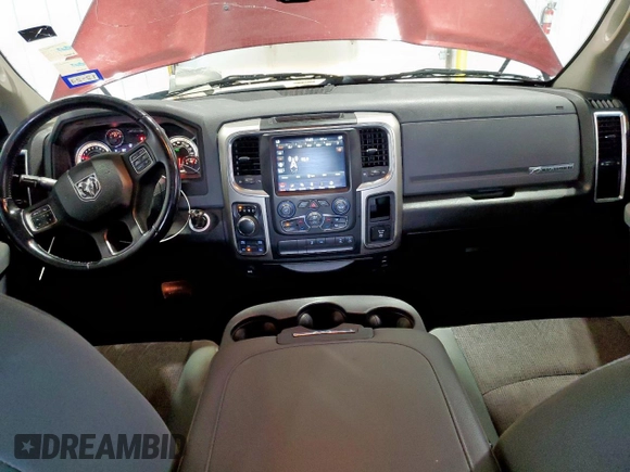 2019 Ram 1500 Big Horn z VIN 1C6RR7TT2KS714206, wystawiony jako Copart lot #58811635 z przebiegiem 94 139 mil mil oraz Czysty tytuł • Clean title. Historia ofert i sprzedaży dostępna na DreamBid. Obrazek 8.