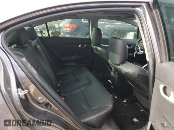 2015 Honda Civic Sedan EX-L with VIN 2HGFB2F96FH541971, listed as a Copart auction lot 46160825 with 111,711 mi miles and Salvage Title. Bid and sale history available at carsss.com. Image 10.