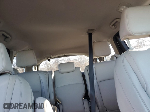2023 Honda Odyssey EX-L with VIN 5FNRL6H65PB034599, listed as a Copart auction lot 44299035 with 22,817 mi miles and Salvage Title. Bid and sale history available at carsss.com. Image 10.