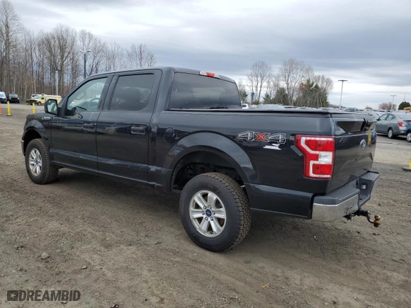 2019 Ford F-150 XL with VIN 1FTEW1E5XKFB19818, listed as a Copart auction lot 52922125 with 161,835 mi miles and Salvage Title. Bid and sale history available at carsss.com. Image 2.