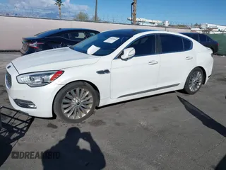 2015 Kia K900 Luxury with VIN KNALW4D48F6022640, listed as a IAAI auction lot 41923040 with 95,557 mi miles. Bid and sale history available at carsss.com. Image 18.