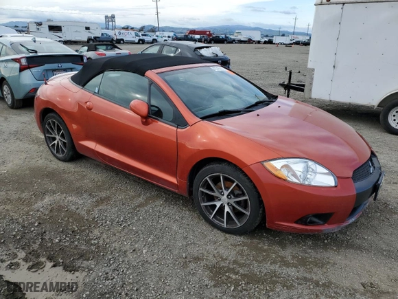 2012 Mitsubishi Eclipse GS Sport with VIN 4A37L2EF6CE002600, listed as a Copart auction lot 42740564 with 0 mi miles and Clean Title. Bid and sale history available at carsss.com. Image 4.