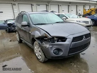 2012 Mitsubishi Outlander ES with VIN JA4AS2AW0CU003615, listed as a Copart auction lot 44958605 with 133,483 mi miles and Salvage Title. Bid and sale history available at carsss.com. Image 12.