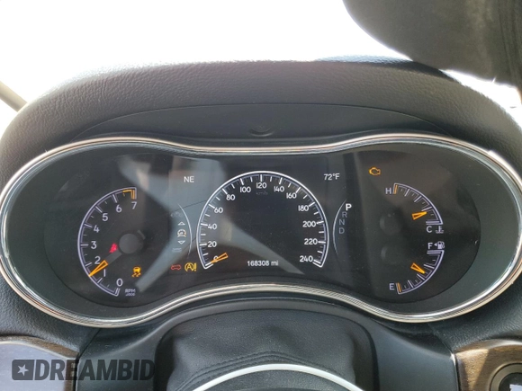 2016 Jeep Grand Cherokee 75th Anniversary with VIN 1C4RJEAG7GC451500, listed as a Copart auction lot 52723615 with 168,308 mi miles and Salvage title. Bid and sale history available at DreamBid. Image 9.