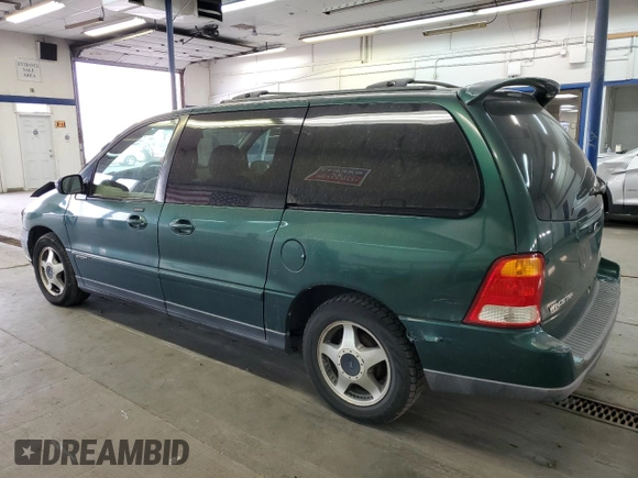 2002 Ford Windstar Sport Standard z VIN 2FMZA57452BB86707, wystawiony jako Copart lot #74840214 z przebiegiem 196 451 mil mil oraz Szkody całkowita. Historia ofert i sprzedaży dostępna na DreamBid. Obrazek 2.