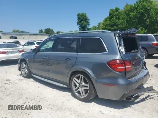 2018 Mercedes-Benz GLS 550 with VIN 4JGDF7DE7JB025977, listed as a Copart auction lot 54705295 with 82,065 mi miles and Salvage title. Bid and sale history available at DreamBid. Image 2.
