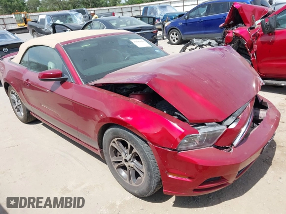 2014 Ford Mustang V6 with VIN 1ZVBP8EM7E5238529, listed as a IAAI auction lot 42045029 with 129,785 mi miles and . Bid and sale history available at DreamBid. Image 1.