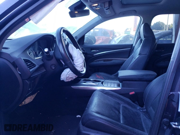 2019 Acura MDX w/Technology Pkg with VIN 5J8YD4H54KL026022, listed as a Copart auction lot 36158433 with 0 mi miles. Bid and sale history available at carsss.com. Image 7.