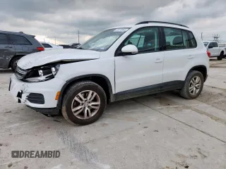 2017 Volkswagen Tiguan S with VIN WVGAV7AX6HK034093, listed as a Copart auction lot 58976965 with 103,474 mi miles and Salvage title. Bid and sale history available at DreamBid. Image 1.
