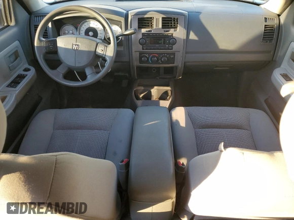 2007 Dodge Dakota SLT with VIN 1D7HE48N67S122636, listed as a Copart auction lot 81251054 with 233,584 mi miles and Salvage Title. Bid and sale history available at DreamBid. Image 8.