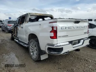 2019 Chevrolet Silverado 1500 High Country with VIN 3GCUYHEL6KG127717, listed as a Copart auction lot 48813995 with 0 mi miles and Salvage Title. Bid and sale history available at carsss.com. Image 2.