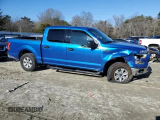 2016 Ford F-150 XLT with VIN 1FTEW1EF6GFC60143, listed as a Copart auction lot 46426815 with 186,891 mi miles and Salvage Title. Bid and sale history available at carsss.com. Image 4.