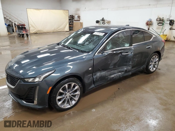 2022 Cadillac CT5 Premium Luxury z VIN 1G6DT5RK1N0121138, wystawiony jako Copart lot #47370475 z przebiegiem 68 567 mil mil oraz Szkody całkowita. Historia ofert i sprzedaży dostępna na DreamBid. Obrazek 1.
