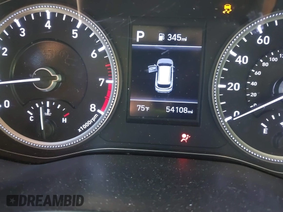 2019 Hyundai Santa Fe SE with VIN 5NMS2CAD4KH118545, listed as a IAAI auction lot 41686797 with 54,108 mi miles and . Bid and sale history available at DreamBid. Image 15.