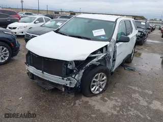 2021 Chevrolet Traverse LS with VIN 1GNERFKW1MJ261760, listed as a IAAI auction lot 41292945 with 73,537 mi miles. Bid and sale history available at carsss.com. Image 17.