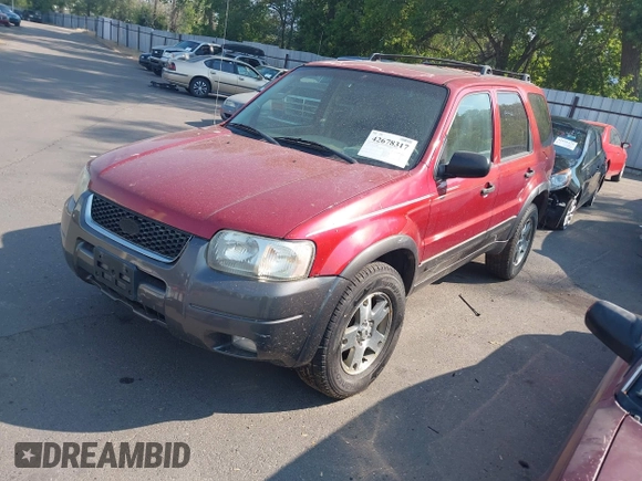 2004 Ford Escape XLT with VIN 1FMYU93114KB38538, listed as a IAAI auction lot 42678317 with 180,106 mi miles and . Bid and sale history available at DreamBid. Image 2.
