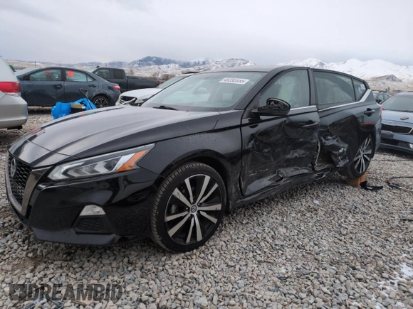 2019 Nissan Altima SR with VIN 1N4AL4CV8KC223582, listed as a Copart auction lot 45232055 with 120,312 mi miles and Salvage Title. Bid and sale history available at carsss.com. Image 1.