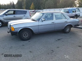1984 Mercedes-Benz 300 with VIN WDBAB33A3EA035071, listed as a Copart auction lot 77359544 with 252,393 mi miles and Salvage Title. Bid and sale history available at carsss.com. Image 1.