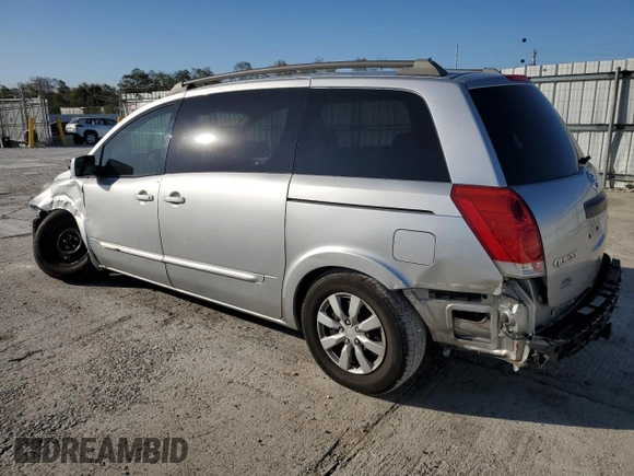 2005 Nissan Quest SL with VIN 5N1BV28UX5N112047, listed as a Copart auction lot 75661284 with 79,943 mi miles and Salvage Title. Bid and sale history available at carsss.com. Image 2.