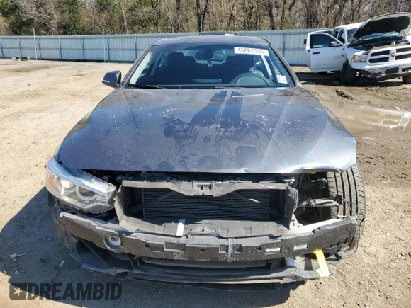 2014 BMW 4 Series 435i with VIN WBA3R1C55EF729211, listed as a Copart auction lot 46887555 with 71,477 mi miles and Salvage Title. Bid and sale history available at carsss.com. Image 5.