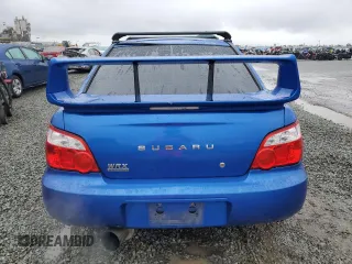 2005 Subaru Impreza Sedan (Natl) WRX with VIN JF1GD29635G517027, listed as a Copart auction lot 45145185 with 116,646 mi miles and Salvage Title. Bid and sale history available at carsss.com. Image 6.