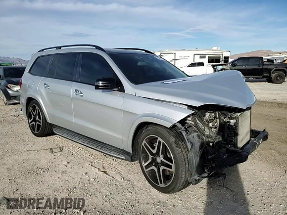 2017 Mercedes-Benz GLS 550 with VIN 4JGDF7DE1HA874776, listed as a Copart auction lot 43301714 with 97,583 mi miles and . Bid and sale history available at DreamBid. Image 12.