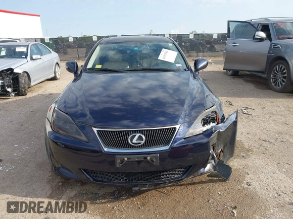 2008 Lexus IS with VIN JTHBK262582068025, listed as a IAAI auction lot 41911964 with 92,652 mi miles and . Bid and sale history available at carsss.com. Image 12.