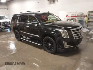 2015 Cadillac Escalade Platinum z VIN 1GYS4PKJ9FR745825, wystawiony jako IAAI lot #41201715 z przebiegiem 133 363 mil mil oraz . Historia ofert i sprzedaży dostępna na DreamBid. Obrazek 1.