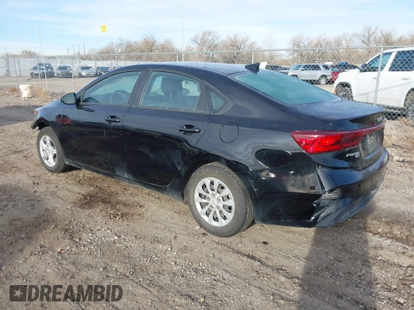 2023 Kia Forte LXS with VIN 3KPF24AD8PE645736, listed as a IAAI auction lot 41777929 with 58,291 mi miles. Bid and sale history available at carsss.com. Image 3.